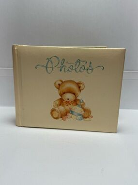 Vintage Hallmark Teddy Bear Baby Photo Album – New Old Stock (Unused)